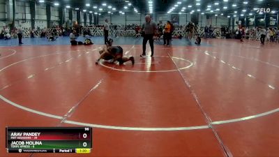 96 lbs Rd# 2 10:30am Friday - Arav Pandey, Mat Assassins vs Jacob Molina, Terps Xpress