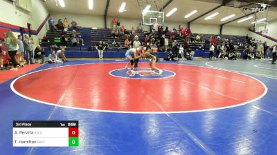 110 lbs 3rd Place - Alina Peralta, Broken Arrow Girls vs Theresa Hamilton, Bartlesville High School