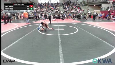 67 lbs Quarterfinal - Able Ridge, Sperry Wrestling Club vs Jaxon Deo, Berryhill Wrestling Club