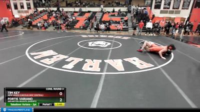 170 lbs Cons. Round 3 - Tim Key, New Lenox (LINCOLN-WAY CENTRAL) vs Fortis Variano, Arlington Heights (HERSEY)