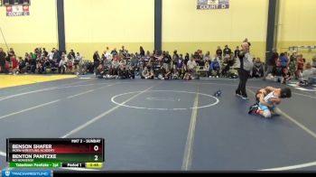 65 lbs Cons. Round 3 - Benton Panitzke, No Nonsense vs Benson Shafer, Moen Wrestling Academy