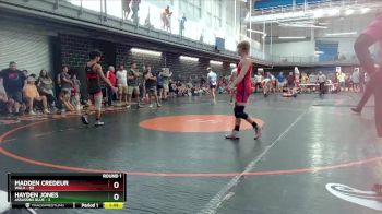 195 lbs Round 1 (10 Team) - Hayden Jones, Assassins Blue vs Madden Credeur, WALA