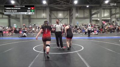 185 lbs Cons. Round 2 - Emma Blacketer, Marysville vs Khloe Glass, Hill City Wrestling Club