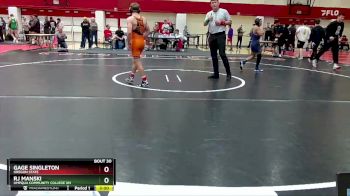 125 lbs Champ. Round 1 - Gage Singleton, Oregon State vs Rj Manski, Umpqua Community College Un