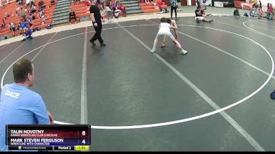 70 lbs Round 2 - Talin Novotny, Hawks Wrestling Club (Lincoln) vs Mark Steven Ferguson, Wrestling With Character