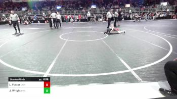 53 lbs Quarterfinal - Levi Foster, Capital Punishment vs Jaxson Wright, Bartlesville Wrestling Club