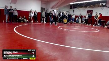 106 lbs Cons. Round 4 - Nickolas Davis, Red Cobra WA vs Baker Stauffacher, Zionsville Wrestling Club