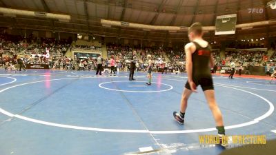 67 lbs Round Of 32 - Abram Carney, Springdale Youth Wrestling Club vs Hudson Ruge, Sebolt Wrestling Academy