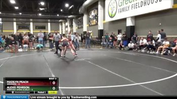 124 lbs Placement (4 Team) - Alexis Pehrson, Nebraska Vipers Scarlet vs Madilyn Peach, Wisconsin