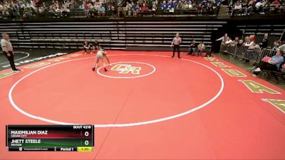 106 lbs Cons. Round 2 - Jhett Steele, Payson vs Maximilian Diaz, Cedar City