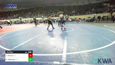 7th Place - Tyson Harris, El Reno Wrestling Club vs Kaydenn Wakolee, Tecumseh Youth Wrestling