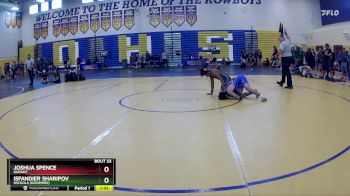 132 lbs Champ. Round 1 - Isfandier Sharipov, Osceola (Kissimmee) vs Joshua Spence, Durant