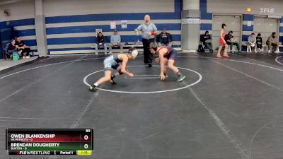 80 lbs Round 1 (8 Team) - Brendan Dougherty, Buxton vs Owen Blankenship, VA Patriots