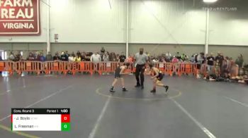 70 lbs Cons. Round 3 - John Boyle, Ranger Wrestling Club vs Logan Freeman, King William Youth WC