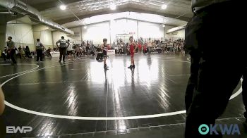 46 lbs Rr Rnd 2 - Cannon Adams, Hilldale Youth Wrestling Club vs Jase Tyson, Verdigris Youth Wrestling