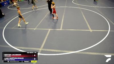 84 lbs Round 1 - Rifften Jacobson, Minnesota vs Luke Bartholomaus, Red Rock Central