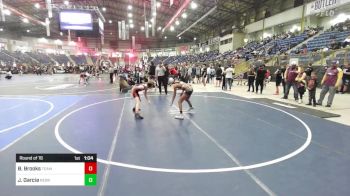 89 lbs Round Of 16 - Brentley Brooks, Team Grand Valley Elite vs James Garcia, Nebraska Elite WC