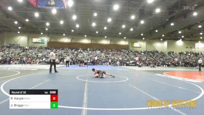 100 lbs Round Of 32 - Radyk Kaupe, Kahuku Wresting Club vs Jessiah Briggs, California Grapplers