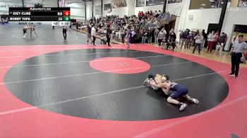 125 lbs Cons. Round 1 - Joey Cline, Manchester vs Bobby Tupa, John Carroll