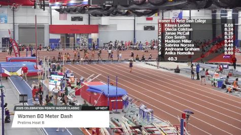 Women's 60m, Prelims 8