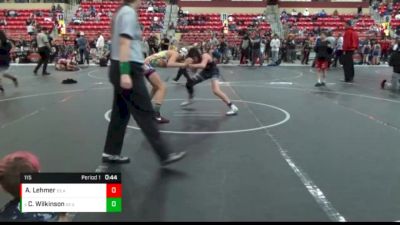 115 lbs Cons. Semi - Colton Wilkinson, Buchanan County Wrestling Club vs Axel Lehmer, Triumph