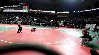 85 lbs Cons. Round 2 - Tucker McKinney, NWA3 vs Isaac Usher, MON1