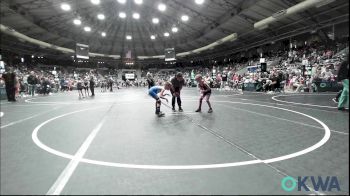 55 lbs Round Of 32 - Phoebe Roach, Grove Takedown Club vs Hayes Young, Husky WC