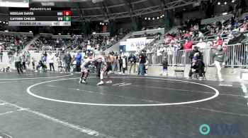 75 lbs Round Of 16 - Keegan Davis, Morris Wrestling Association vs Cayden Chiles, Bristow Elementary Wrestling Club