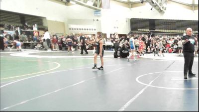 85 lbs Rr Rnd 7 - Michael Pagan, All I See Is Gold Academy Stars - ESC vs Travis Butenewicz, Wrecking Crew Wrestling Academy - ESC