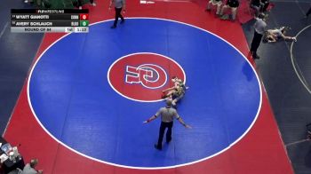 89 lbs Round Of 64 - Wyatt Gianotti, Connellsville vs Avery Schlauch, Bloomsburg