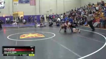 152 lbs 1st Place Match - Malachi Rider, Paducah Tilghman vs Ian McGehee, Memphis Univ. Sch.