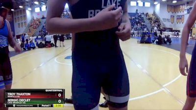 144 Blue Quarterfinal - Sergio Declet, Lake Brantley Hs vs Troy Thaxton, Wakulla Hs