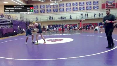 165 lbs 1st Place Match - Jesse Rubio, Corban University vs Benjamen Mitchell, Simpson (Calif.)