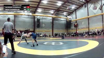 157 lbs Cons. Round 5 - Brian Chamberlain, Wyoming Seminary (PA) vs Raymond Fitzgerald, Malvern Prep