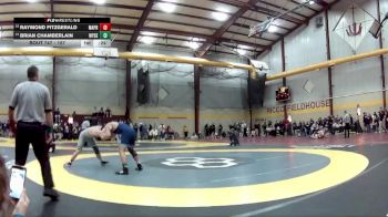 157 lbs Cons. Round 5 - Brian Chamberlain, Wyoming Seminary (PA) vs Raymond Fitzgerald, Malvern Prep