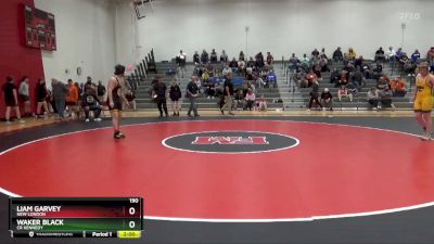 190 lbs Round 4 - Liam Garvey, New London vs Waker Black, CR Kennedy