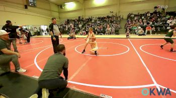 64 lbs Consi Of 8 #2 - Kaiden Bercher, Roland Youth League Wrestling vs Hunter Turpin, Roland Youth League Wrestling