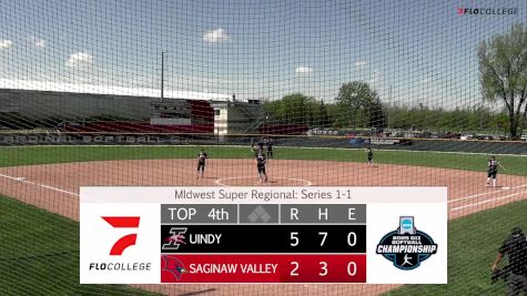 Replay: Indianapolis vs Saginaw Valley | May 16 @ 1 PM