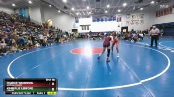 120 lbs Cons. Semi - Kimberlie Ledford, Laramie vs Charlie Wilkinson, Natrona County