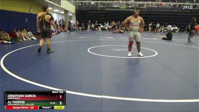 285 lbs Cons. Round 6 - Aj Thomas, Sacramento City College vs Jonathan Garcia, Bakersfield