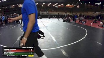 132 lbs 3rd Place Match - James Sievers, Social Circle vs Dillon Smith, Southwest Miami