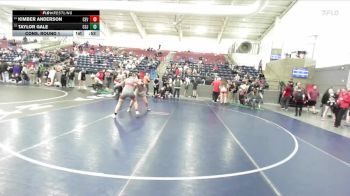 125 lbs Cons. Round 1 - Taylor Gale, Central Grand Junction vs Kimber Anderson, Cedar Valley