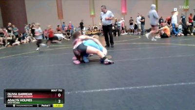 150 lbs Round 3 - Olivia Garrean, MWC Wrestling Academy vs Adalyn Holmes, Unattached