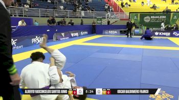 Oscar Baldomero Franco vs Alberto Vasconcelos Santos Junio 2025 Brasileiro Jiu-Jitsu IBJJF