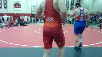 285 lbs 3rd Place Match - Liam Eckles, Clackamas Unattached vs Logan Clayburn, Southwestern Oregon Community College