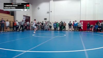 150 lbs Champ. Round 2 - Christian Koons, Martinsville vs Vardaan Turna, Penn