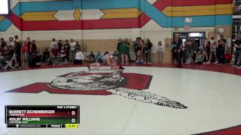 138 lbs Cons. Round 1 - Barrett Eichenberger, Torrington vs Kolby Williams, Cheyenne East