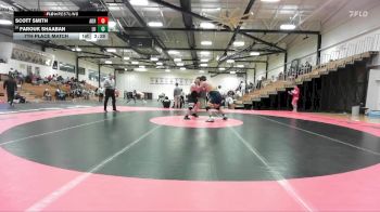285 lbs 7th Place Match - Farouk Shaaban, Lakeland University vs Scott Smith, Adrian