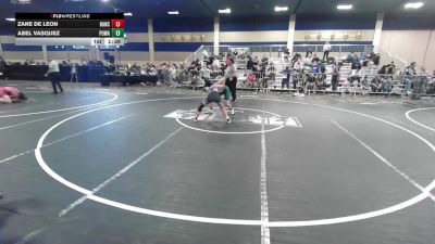106 lbs Round Of 32 - Zane De Leon, Rancho Bernardo HS vs Abel Vasquez, Poway Elite