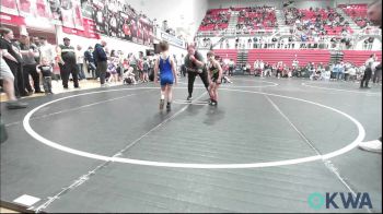 55 lbs Round Of 16 - Tre Hartfield 4, OKC Saints Wrestling vs Arthur Brashears, Piedmont